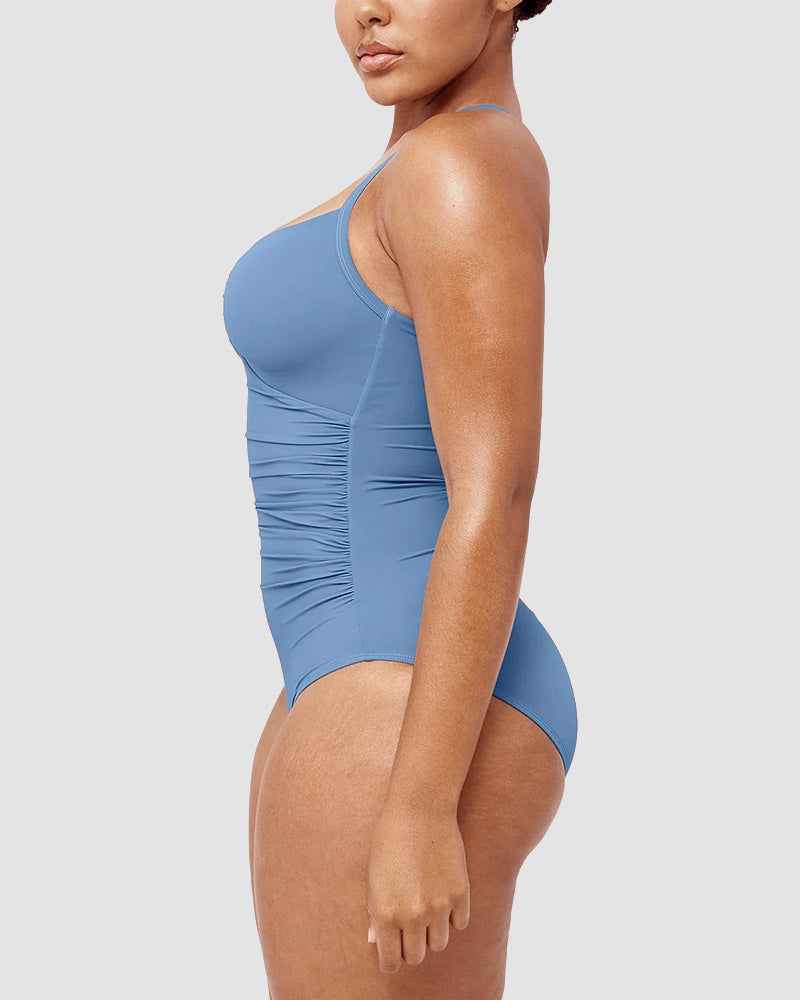 Camille™ | Maillot Sculptant avec Découpe – Silhouette Affinée, Confiance Assurée