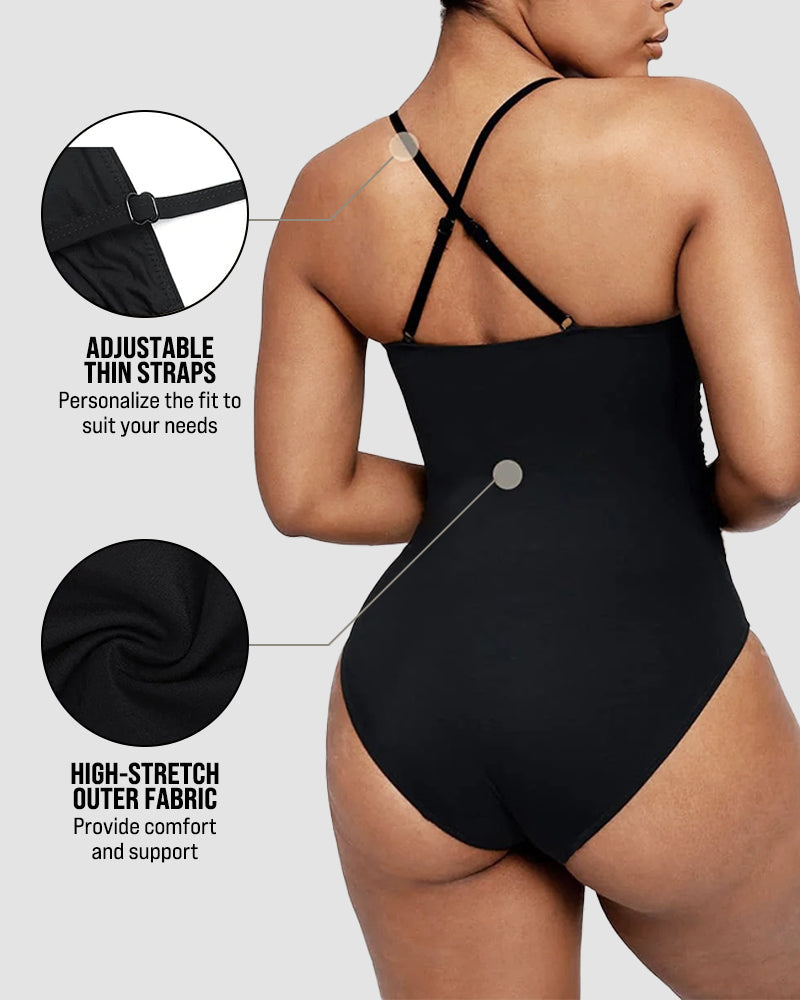 Camille™ | Maillot Sculptant avec Découpe – Silhouette Affinée, Confiance Assurée