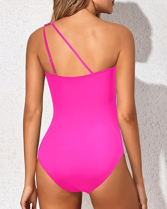 Élodie™ | Maillot Gainant Asymétrique – Silhouette Affinée, Confiance Assurée
