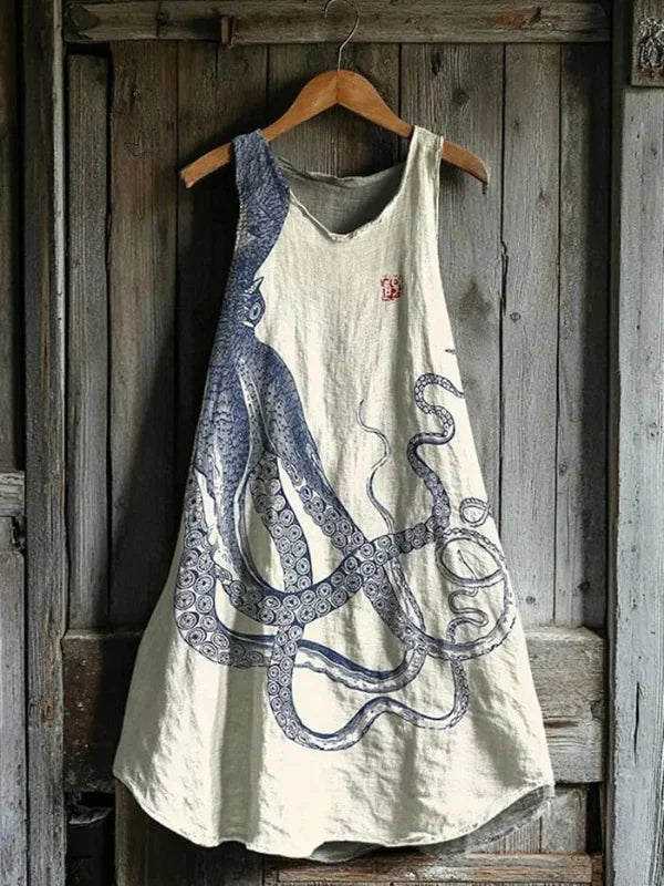 Ondine – Robe motif tentacules