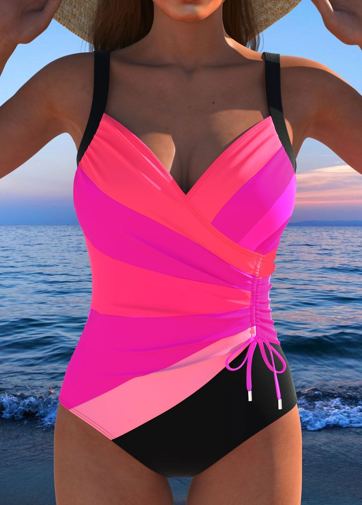 Élise™ | Maillot cache-cœur élégant et flatteur