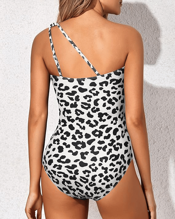 Élodie™ | Maillot Gainant Asymétrique – Silhouette Affinée, Confiance Assurée