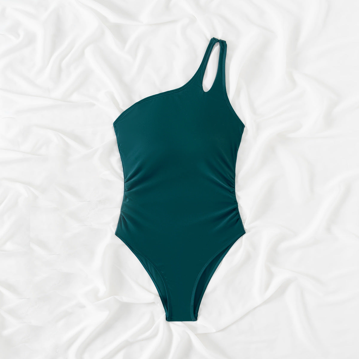 Élodie™ | Maillot Gainant Asymétrique – Silhouette Affinée, Confiance Assurée