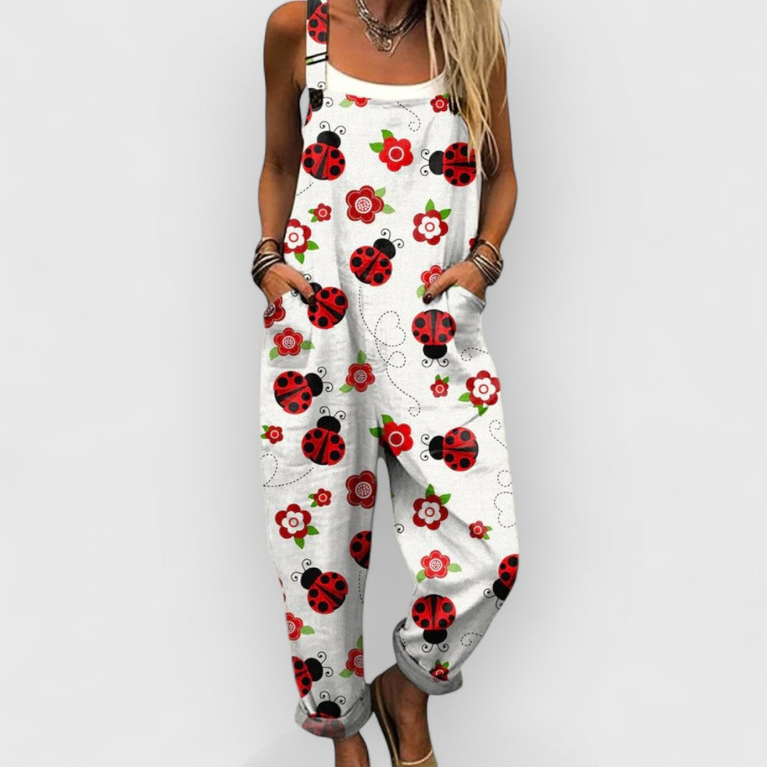 Josette | Salopette coccinelles joyeuses