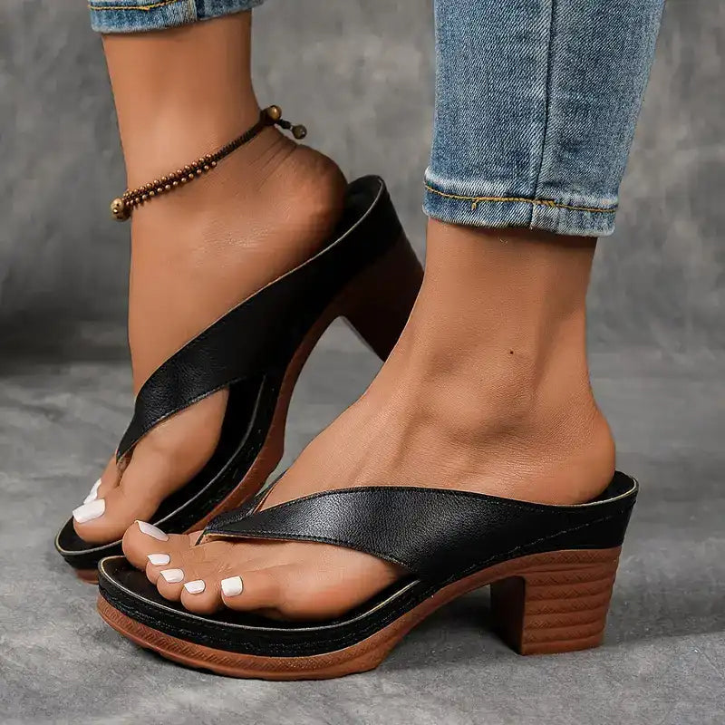 Sophia™ | Sandales orthopédiques à talons hauts, confortables et élégantes