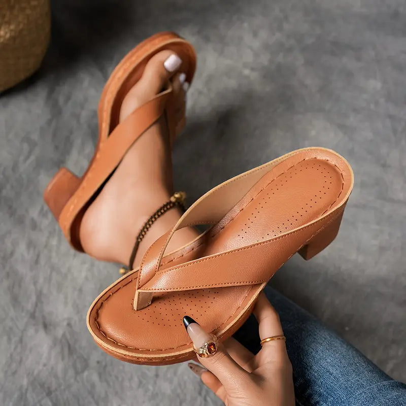 Sophia™ | Sandales orthopédiques à talons hauts, confortables et élégantes