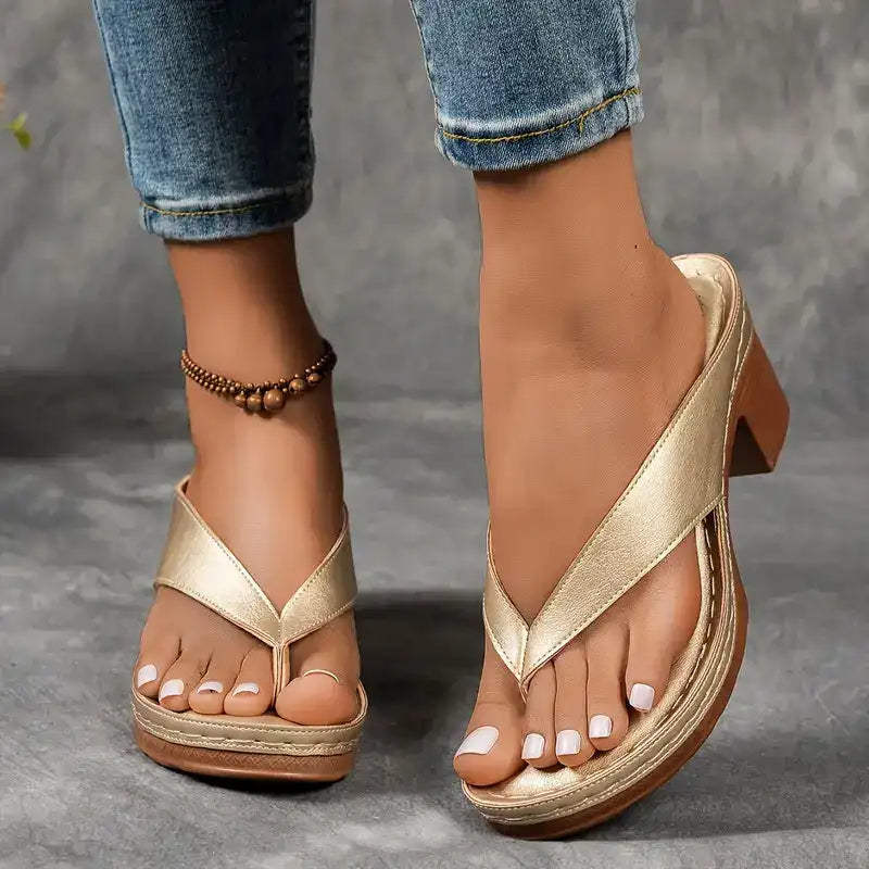Sophia™ | Sandales orthopédiques à talons hauts, confortables et élégantes