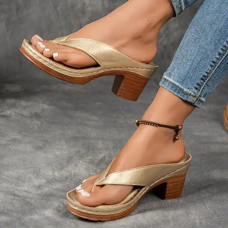 Sophia™ | Sandales orthopédiques à talons hauts, confortables et élégantes