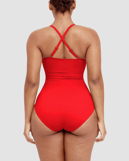 Camille™ | Maillot Sculptant avec Découpe – Silhouette Affinée, Confiance Assurée