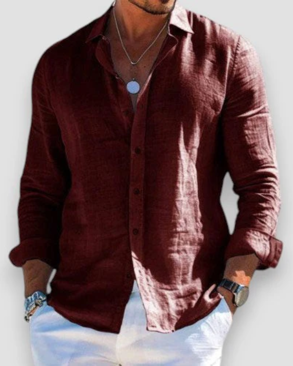SPARK | Chemise homme décontractée en lin