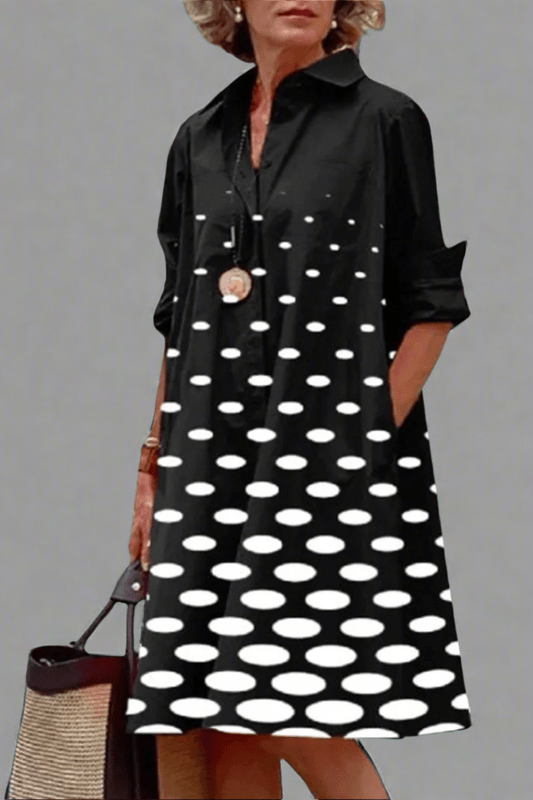 Yvonne - Robe Midi Luxe au Design Élégant