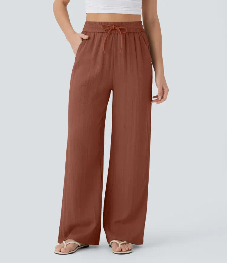 Lisa | Pantalon en Lin Confortable et Aéré avec Jambes Élégantes | 1+1 Gratuit