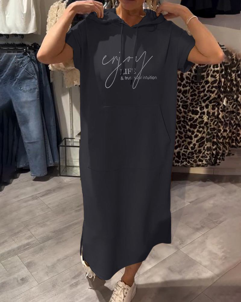Élodie™ | Robe Hoodie Décontractée et Élégante