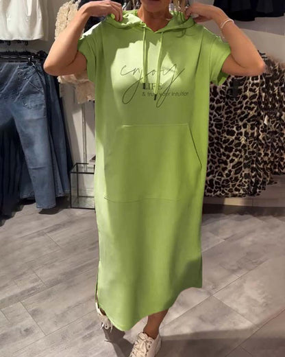 Élodie™ | Robe Hoodie Décontractée et Élégante