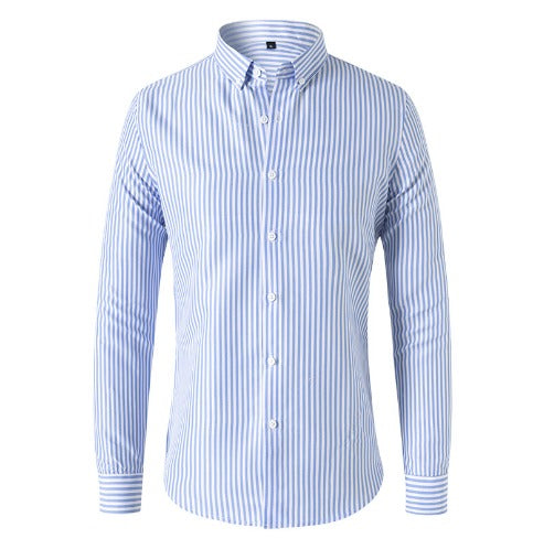 ÉTIENNE™ | Chemise à Rayures pour Homme – Élégant & Confiant