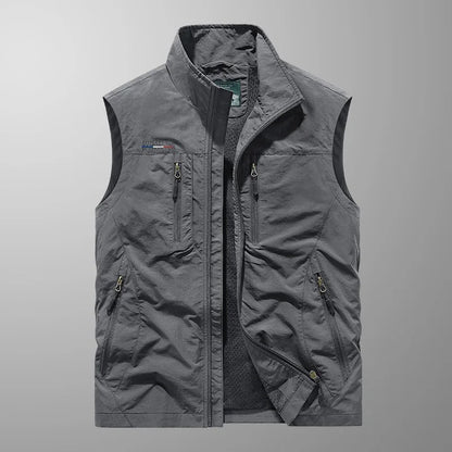 Tauno™ | Gilet cargo à poches multiples – léger, pratique et prêt pour l’aventure