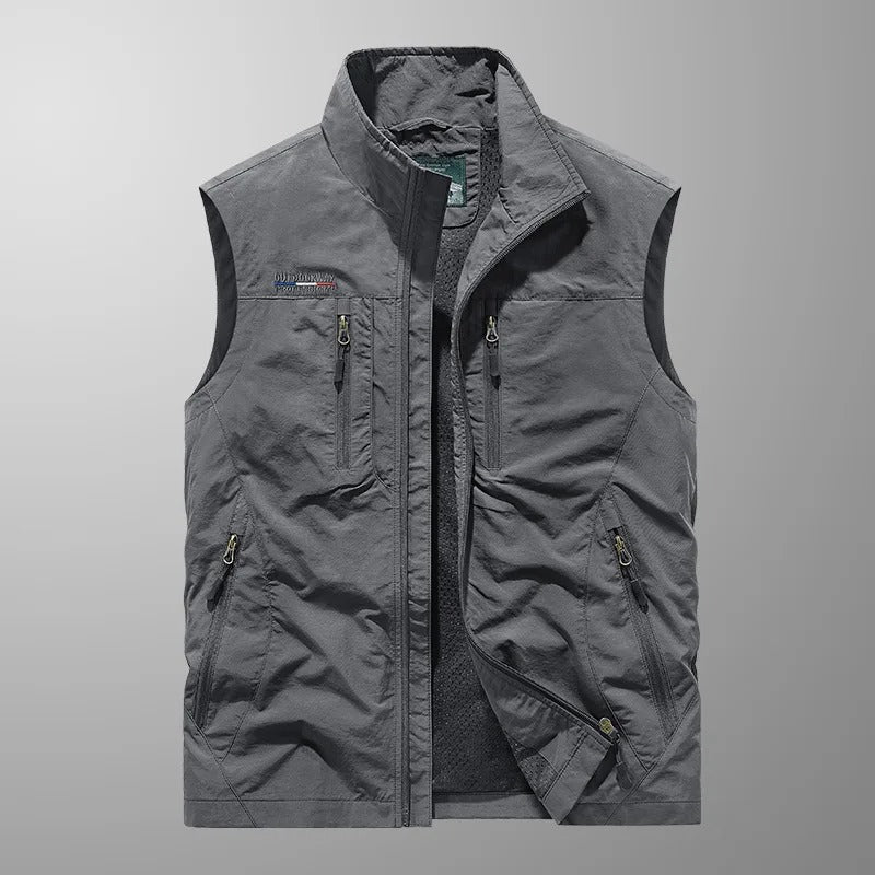 Tauno™ | Gilet cargo à poches multiples – léger, pratique et prêt pour l’aventure