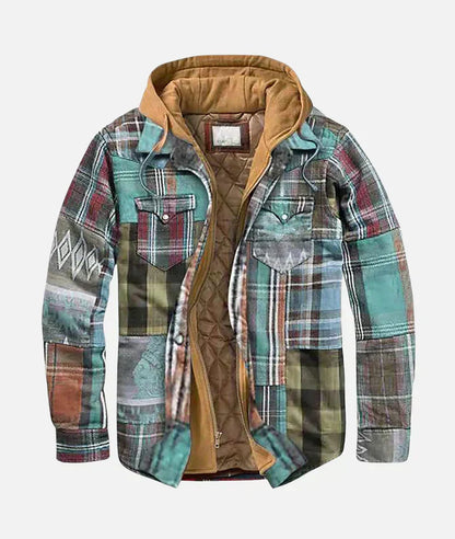 Étienne™ | Veste patchwork à carreaux
