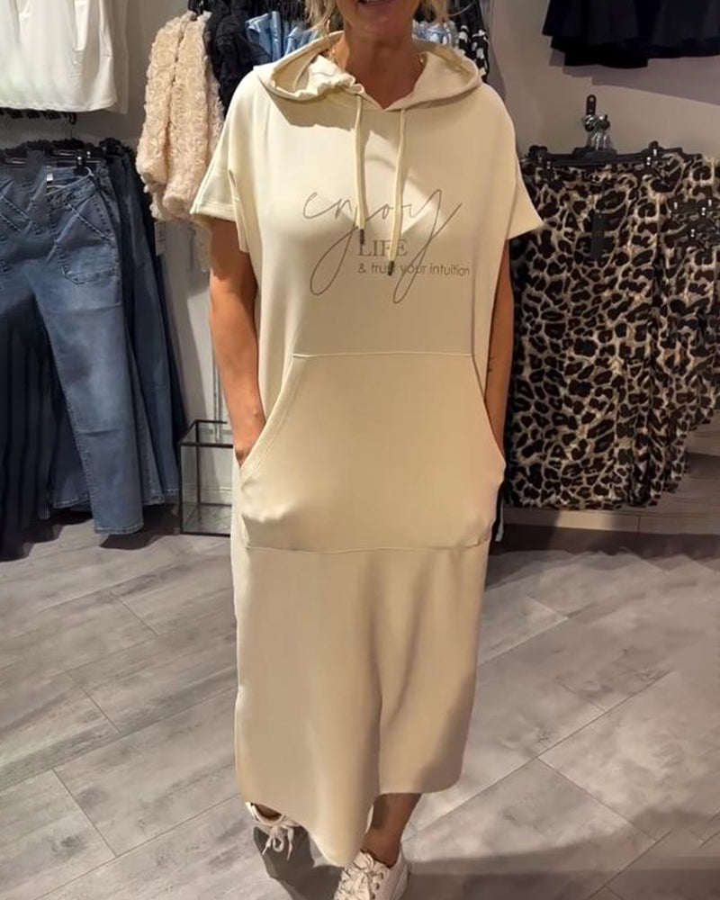 Élodie™ | Robe Hoodie Décontractée et Élégante