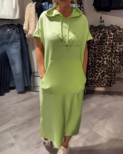 Élodie™ | Robe Hoodie Décontractée et Élégante