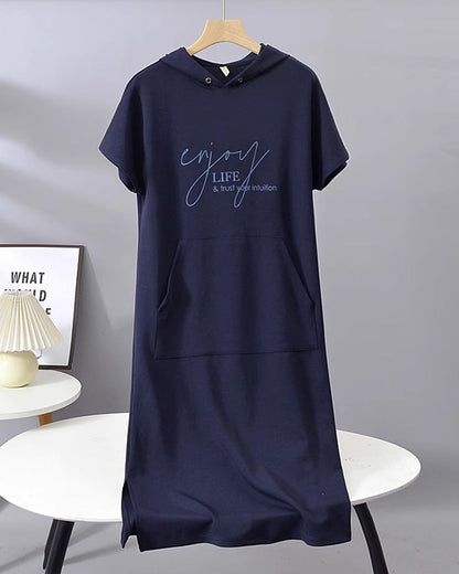 Élodie™ | Robe Hoodie Décontractée et Élégante