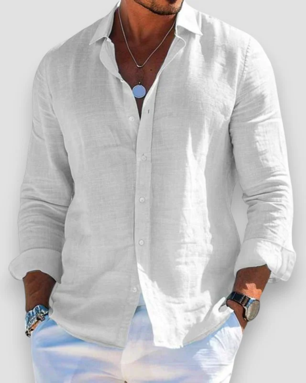 SPARK | Chemise homme décontractée en lin