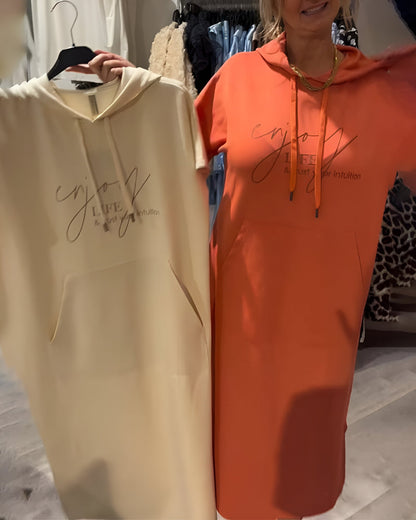 Élodie™ | Robe Hoodie Décontractée et Élégante