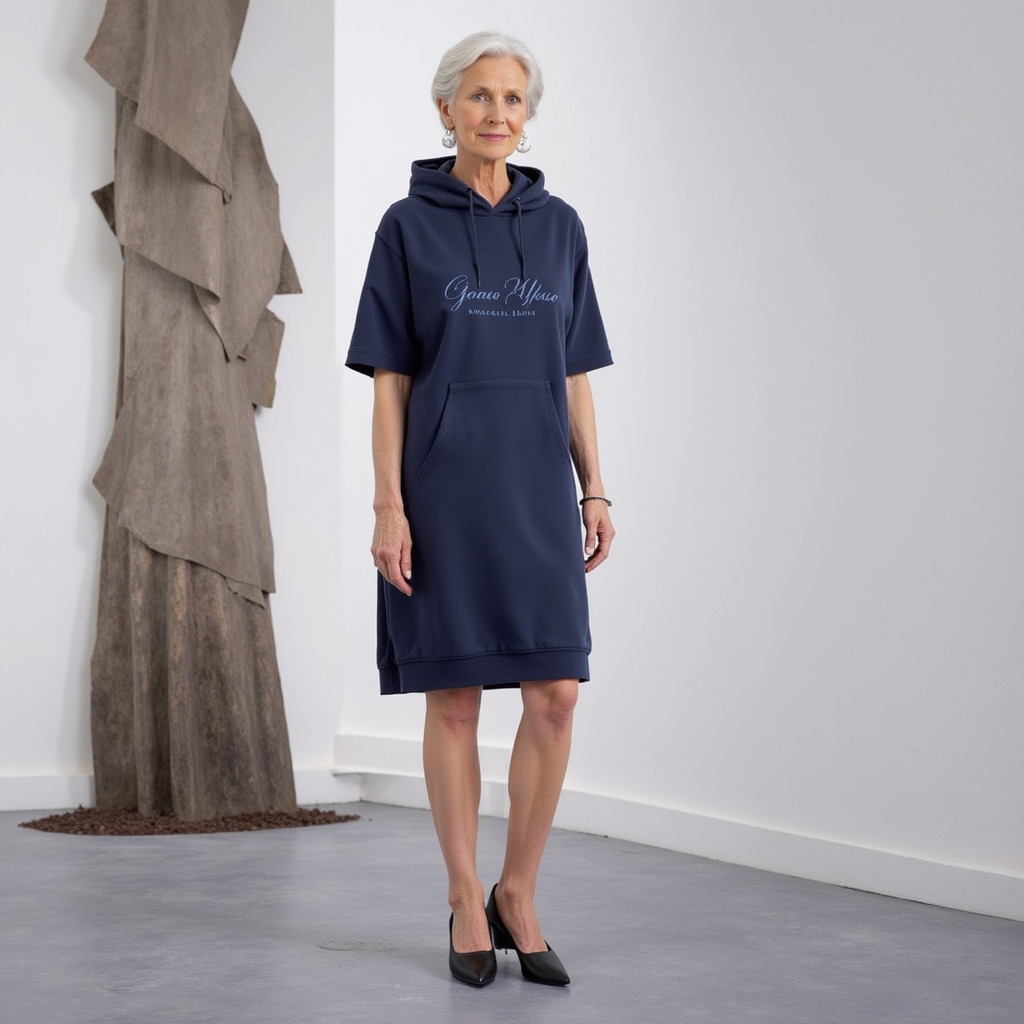 Élodie™ | Robe Hoodie Décontractée et Élégante