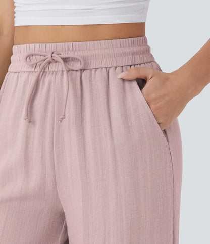 Lisa | Pantalon en Lin Confortable et Aéré avec Jambes Élégantes | 1+1 Gratuit
