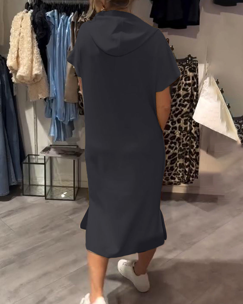 Élodie™ | Robe Hoodie Décontractée et Élégante