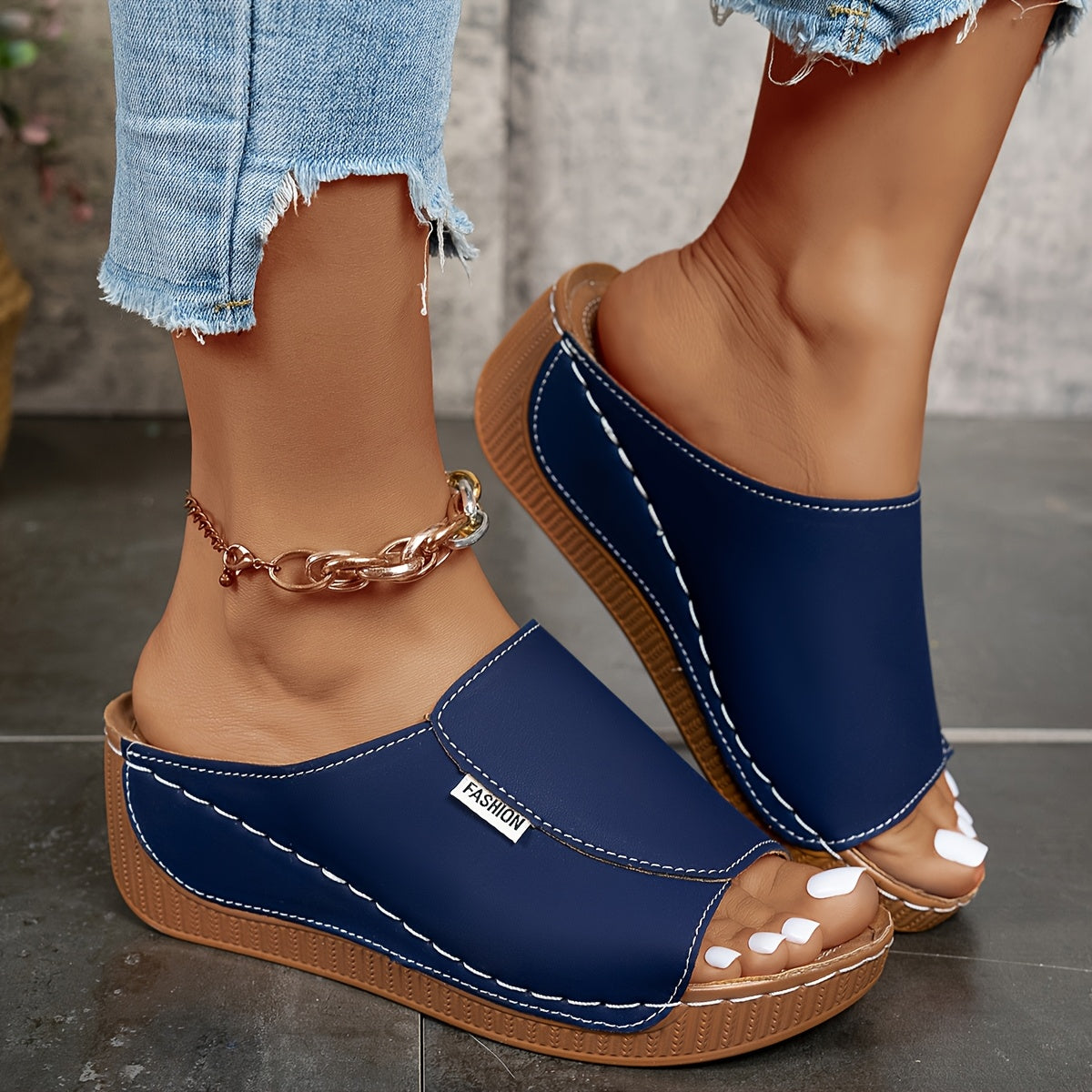 Orthocomfort™ | sandale avec semelle confort de 6 cm