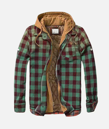 Alain – Veste patchwork à carreaux