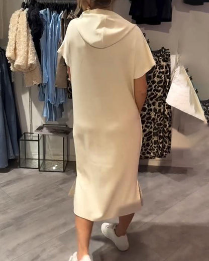 Élodie™ | Robe Hoodie Décontractée et Élégante