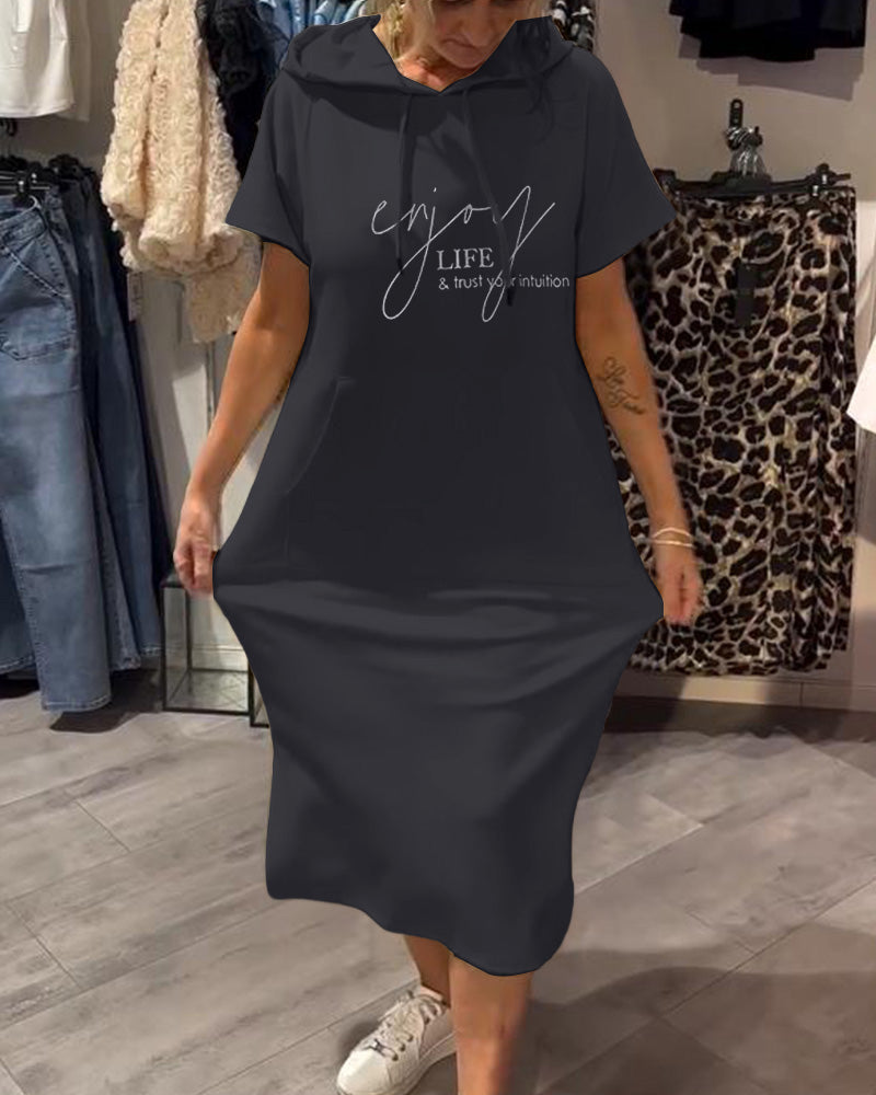 Élodie™ | Robe Hoodie Décontractée et Élégante