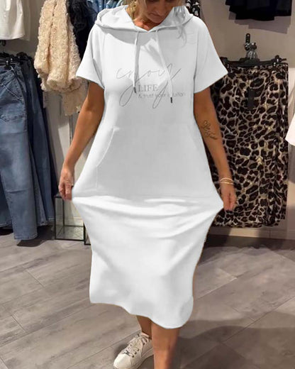 Élodie™ | Robe Hoodie Décontractée et Élégante