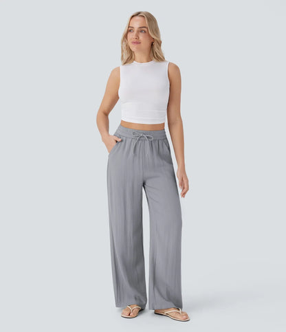 Lisa | Pantalon en Lin Confortable et Aéré avec Jambes Élégantes | 1+1 Gratuit