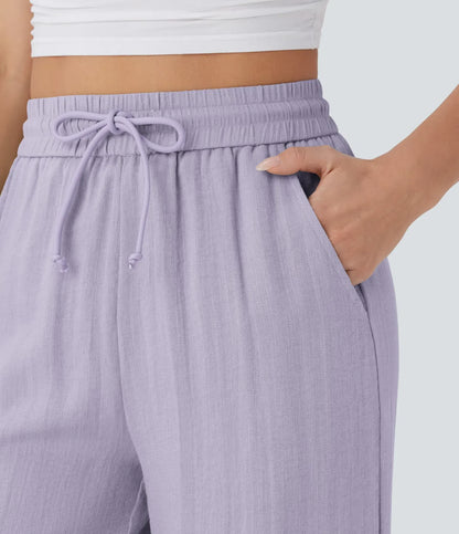 Lisa | Comfortabele & Luchtige Linnen Broek met Elegante Pijpen | 1+1 Gratis