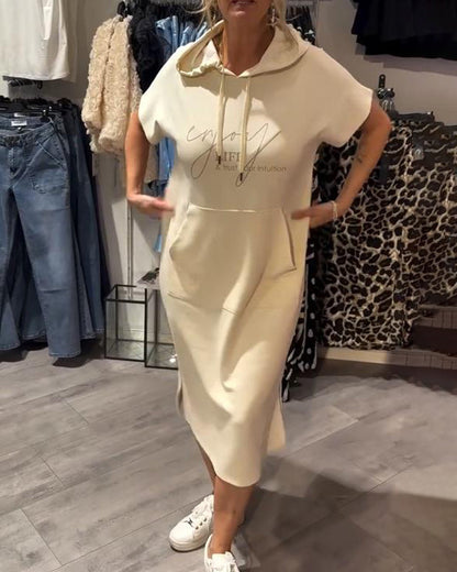 Élodie™ | Robe Hoodie Décontractée et Élégante