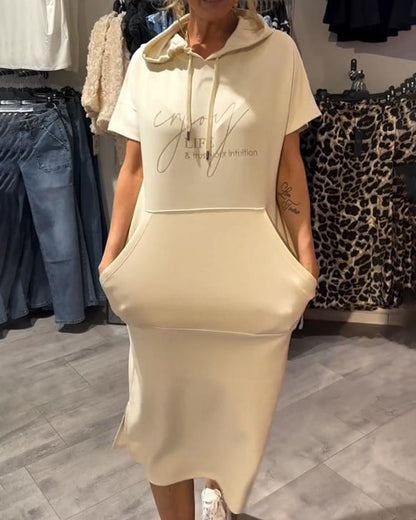Élodie™ | Robe Hoodie Décontractée et Élégante
