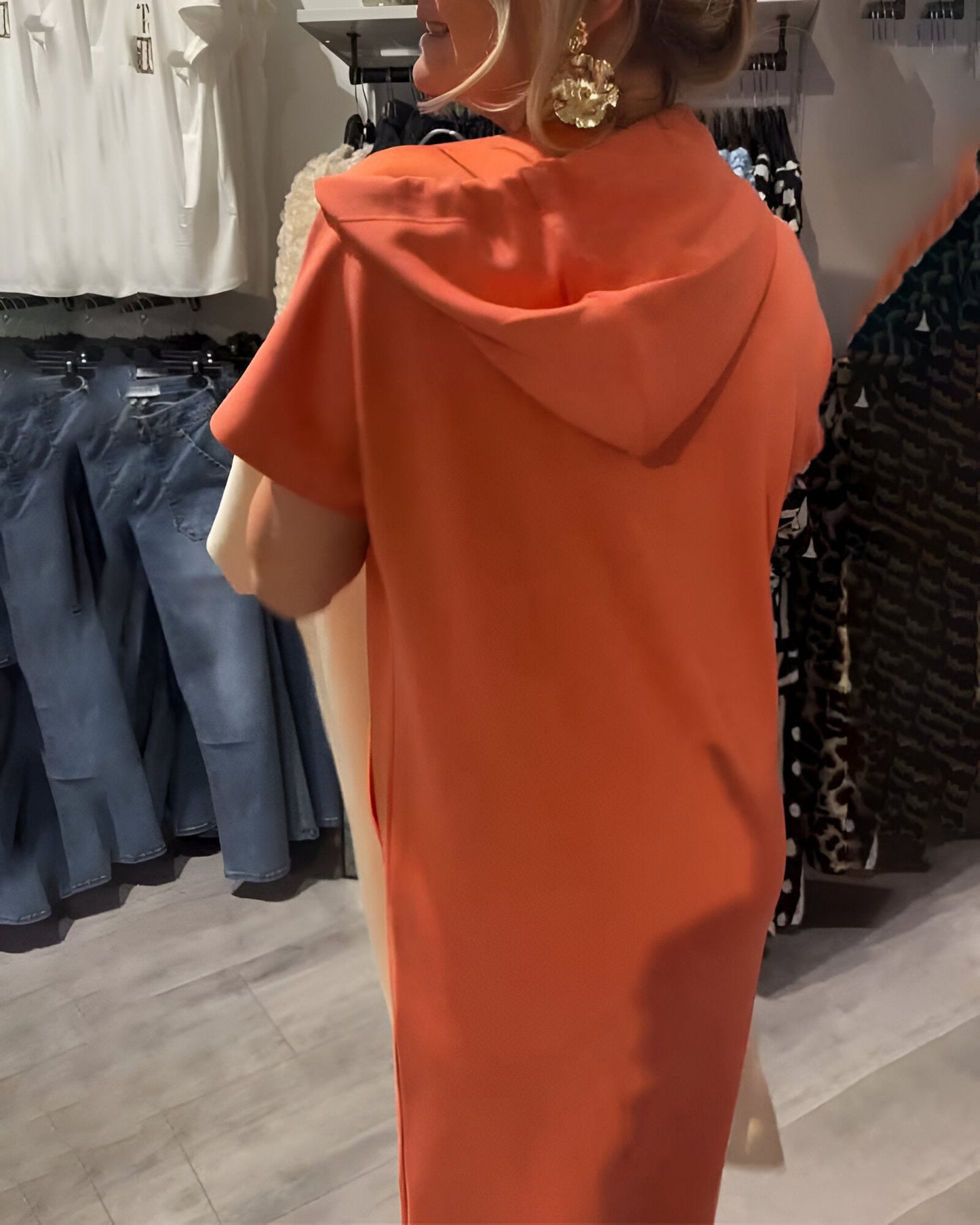 Élodie™ | Robe Hoodie Décontractée et Élégante
