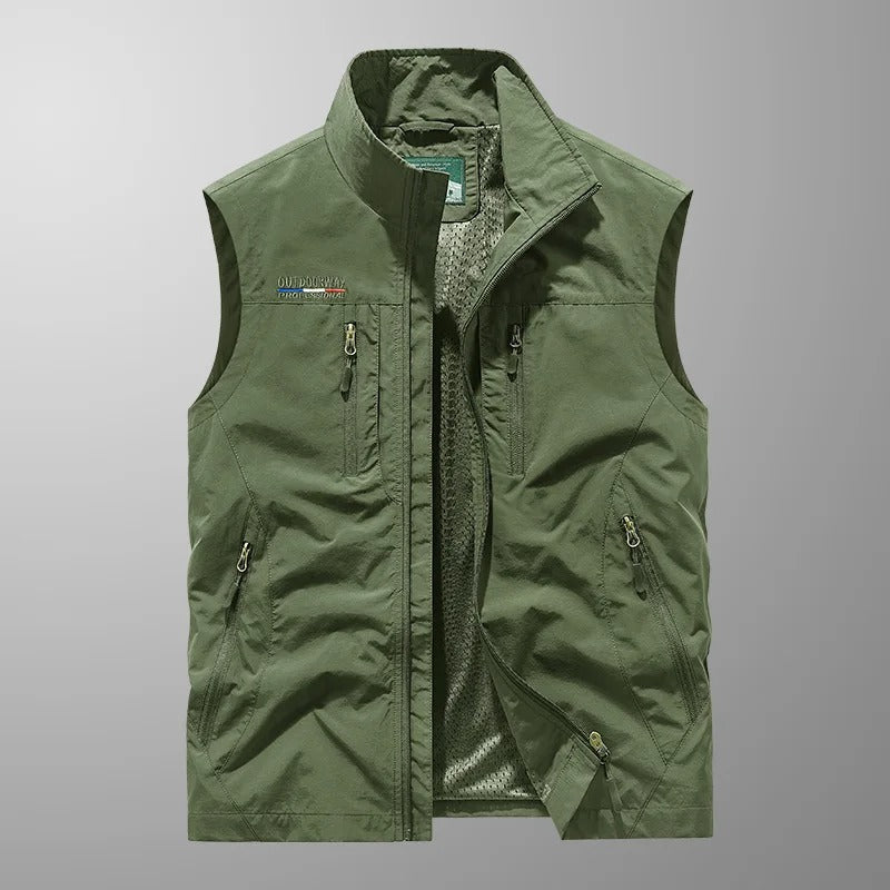 Tauno™ | Gilet cargo à poches multiples – léger, pratique et prêt pour l’aventure