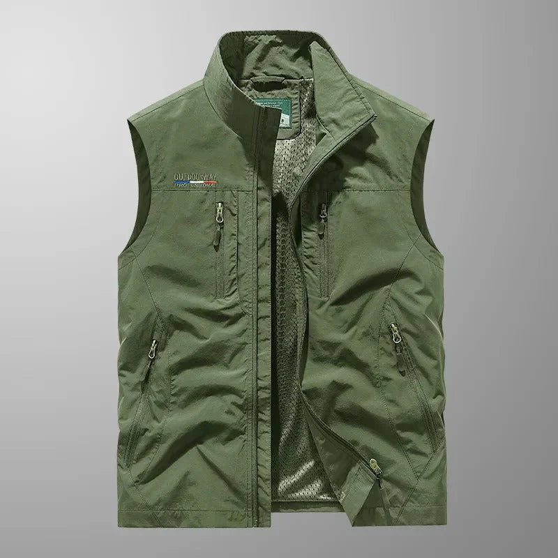 Tauno™ | Gilet cargo à poches multiples – léger, pratique et prêt pour l’aventure