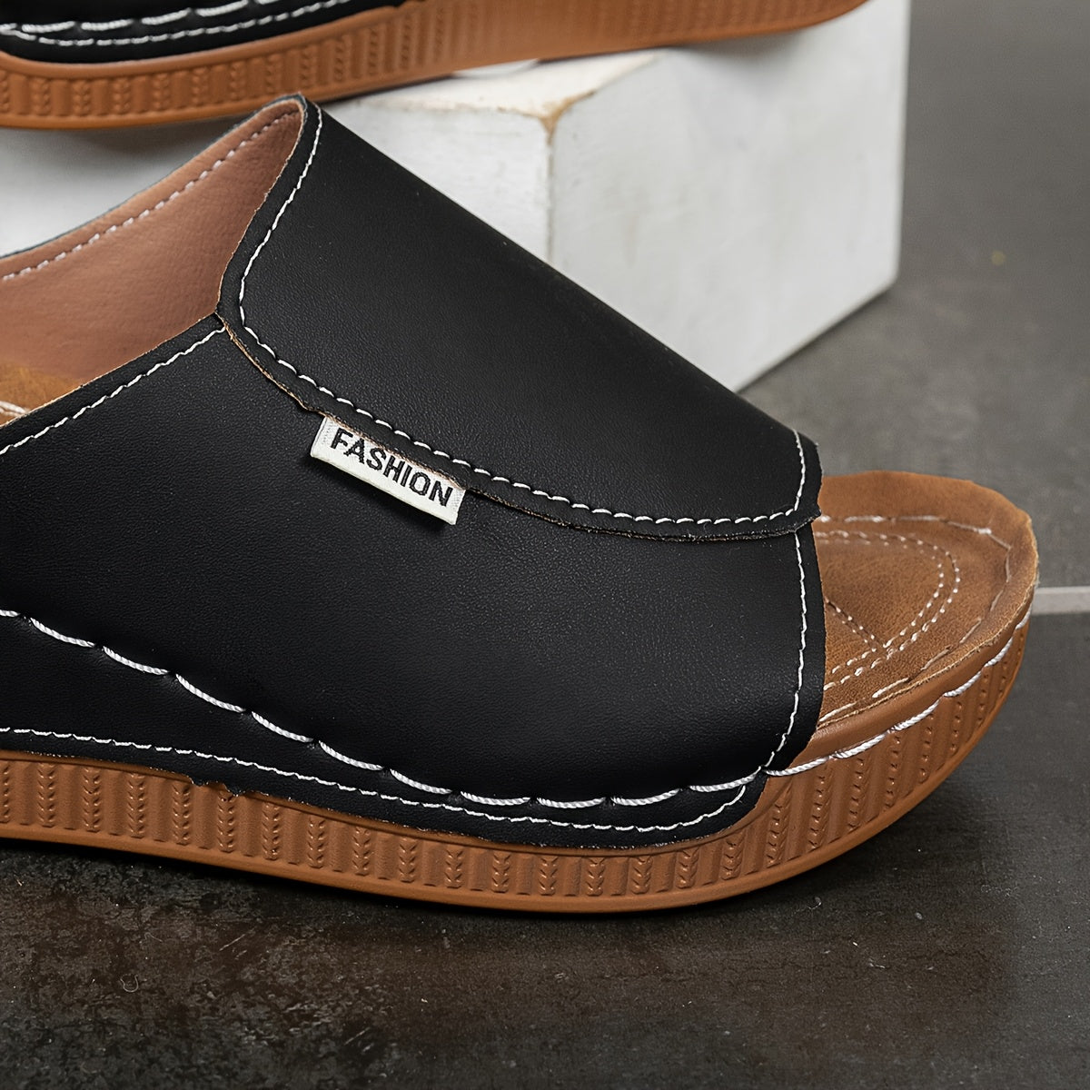 Orthocomfort™ | sandale avec semelle confort de 6 cm