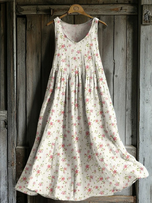 Éléonore – Robe motif fleurie
