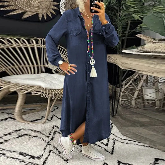 Fanny - Robe en Jean Élégante