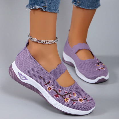 Élise™ | Chaussures Plates Respirantes & Confortables