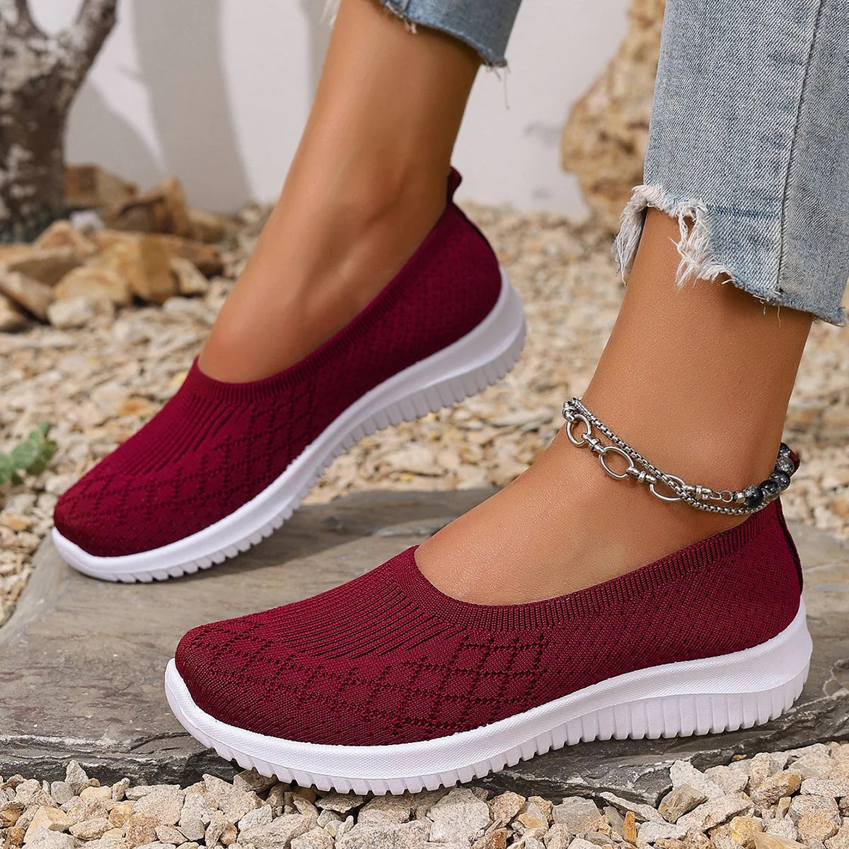 Sofina™ Mocassins Antidérapants et Respirants