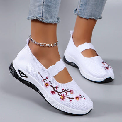 Élise™ | Chaussures Plates Respirantes & Confortables