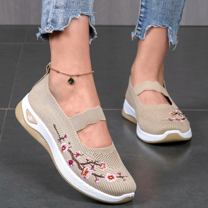 Élise™ | Chaussures Plates Respirantes & Confortables