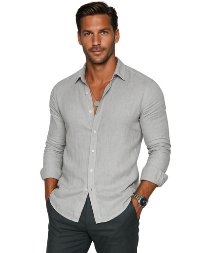 SPARK | Chemise homme décontractée en lin
